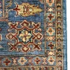 Tappeto Kazak ideale per soggiorno con motivi geometrici ornamentali.